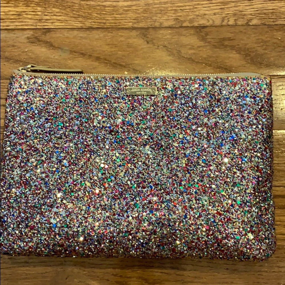 Kate Spade Glitter clutch